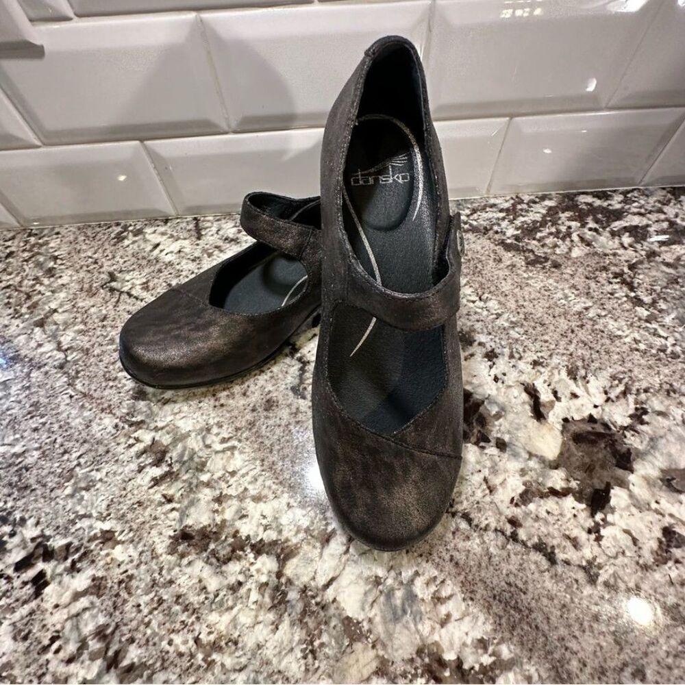 Dansko Mary Jane/s Leather Flats Shoes